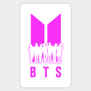 BTS Pink Sticker
